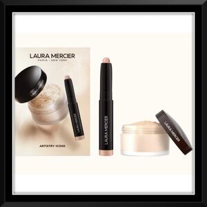 NIB Laura Mercier Translucent Loose Setting Powder & Caviar Stick Eye Shadow Set